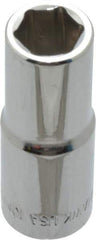 Blackhawk by Proto - 3/8" Drive, Deep Hand Socket - 6 Points, 1-13/16" OAL, Chrome Finish - Makers Industrial Supply