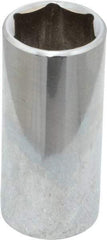 Blackhawk by Proto - 3/8" Drive, Deep Hand Socket - 6 Points, 2-13/64" OAL, Chrome Finish - Makers Industrial Supply