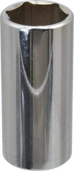 Blackhawk by Proto - 3/4", 3/8" Drive, Deep Hand Socket - 6 Points, 2-13/64" OAL, Chrome Finish - Makers Industrial Supply