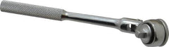 Blackhawk by Proto - 1/4" Drive Round Head Quick-Release Ratchet - Chrome Finish, 6-1/2" OAL, 43 Gear Teeth, Standard Knurled Handle, Flex Head - Makers Industrial Supply