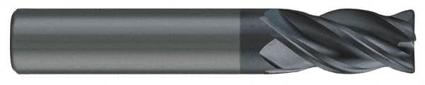 SGS - 9/16", 4 Flute, Single End, Solid Carbide, 0.03" Corner Radius End Mill - 6" OAL, Right Hand Flute, 1-1/8" LOC, Right Hand Cut, 2-1/2" Extended Reach - Makers Industrial Supply