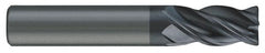 SGS - 9/16", 4 Flute, Single End, Solid Carbide, 0.03" Corner Radius End Mill - 6" OAL, Right Hand Flute, 1-1/8" LOC, Right Hand Cut, 2-1/2" Extended Reach - Makers Industrial Supply