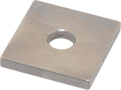 Mitutoyo - 0.126" Square Steel Gage Block - Accuracy Grade 0, Includes Certificate of Inspection - Makers Industrial Supply