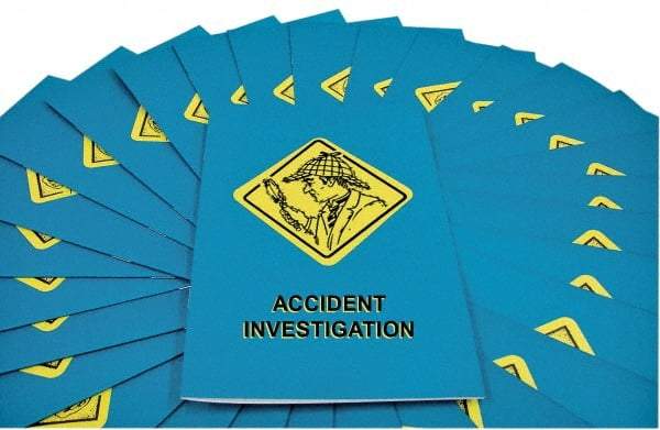 Marcom - Accident Investigation Training Booklet - English and Spanish, Safety Meeting Series - Makers Industrial Supply