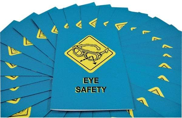 Marcom - Eye Safety Training Booklet - English, Safety Meeting Series - Makers Industrial Supply