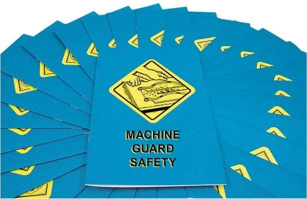 Marcom - Machine Guard Safety Training Booklet - English and Spanish, Safety Meeting Series - Makers Industrial Supply