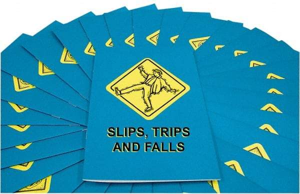 Marcom - Slips Trips and Falls Training Booklet - English and Spanish, Safety Meeting Series - Makers Industrial Supply