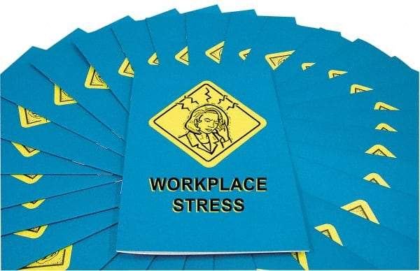 Marcom - Workplace Stress Training Booklet - English and Spanish, Safety Meeting Series - Makers Industrial Supply