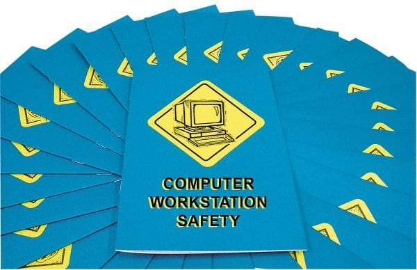 Marcom - Computer Workstation Safety Training Booklet - English, Safety Meeting Series - Makers Industrial Supply