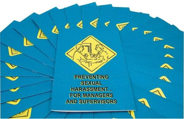 Marcom - Preventing Sexual Harassment for Managers and Supervisors Training Booklet - English and Spanish, Safety Meeting Series - Makers Industrial Supply