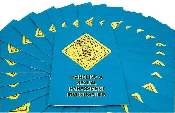 Marcom - Handling a Sexual Harassment Investigation Training Booklet - English and Spanish, Safety Meeting Series - Makers Industrial Supply