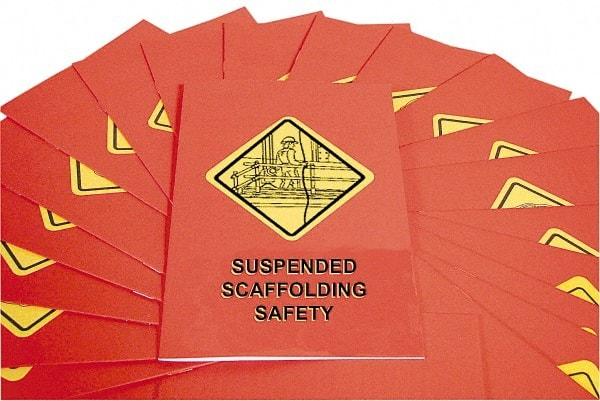 Marcom - Suspended Scaffolding Safety Training Booklet - English and Spanish, Regulatory Compliance Series - Makers Industrial Supply