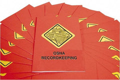 Marcom - OSHA Record Keeping Training Booklet - English and Spanish, Regulatory Compliance Series - Makers Industrial Supply