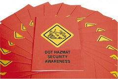 Marcom - DOT HazMat Security Awareness Training Booklet - English, Regulatory Compliance Series - Makers Industrial Supply