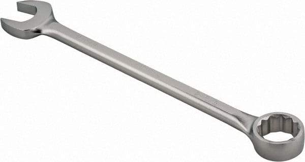 Proto - 2-5/8" 12 Point Offset Combination Wrench - 15° Offset Angle, 29-3/4" OAL, Steel, Satin Finish - Makers Industrial Supply