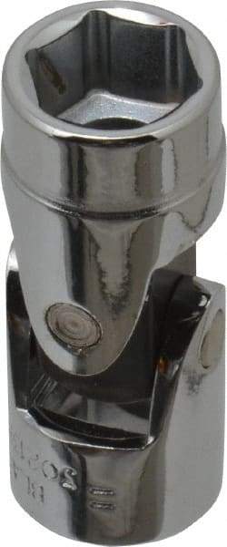 Blackhawk by Proto - 3/8" Drive, Standard Hand Socket - 6 Points, 1-29/32" OAL, Alloy Steel, Chrome Finish - Makers Industrial Supply