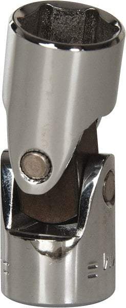 Blackhawk by Proto - 3/8" Drive, Standard Hand Socket - 6 Points, 1-29/32" OAL, Alloy Steel, Chrome Finish - Makers Industrial Supply