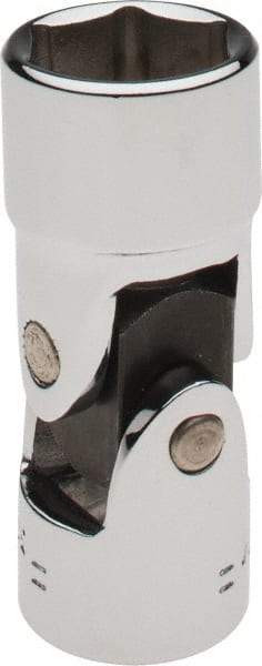 Blackhawk by Proto - 3/8" Drive, Standard Hand Socket - 6 Points, 2" OAL, Alloy Steel, Chrome Finish - Makers Industrial Supply