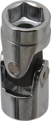 Blackhawk by Proto - 1/2", 3/8" Drive, Standard Hand Socket - 6 Points, 1-51/64" OAL, Alloy Steel, Chrome Finish - Makers Industrial Supply