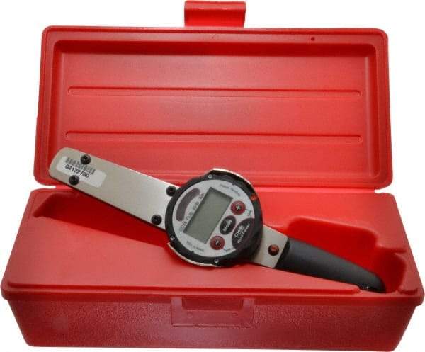 Proto - 1/4" Drive Electronic Digital Torque Wrench - 0.83 Ft/Lb to 8 Ft/Lb Torque, 11" OAL, 0.01 N/m Graduation, Fixed Head - Makers Industrial Supply