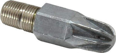 Guardair - Blow Gun Low Volume - 1/4 NPT, 1-1/2" Hose Length, Zinc - Makers Industrial Supply