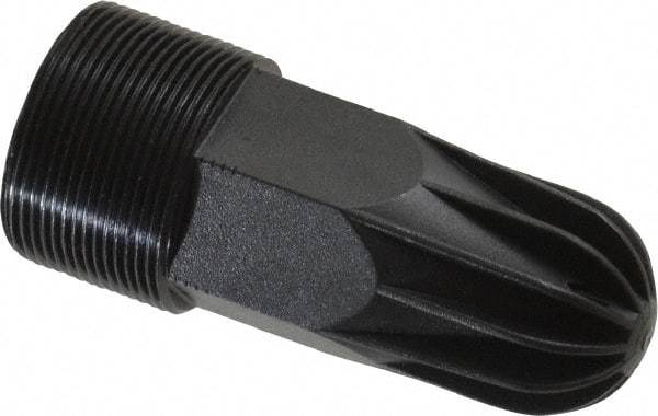 Guardair - Blow Gun Safety Rubber - 1/4 NPT, 1-3/4" Hose Length, Zinc - Makers Industrial Supply