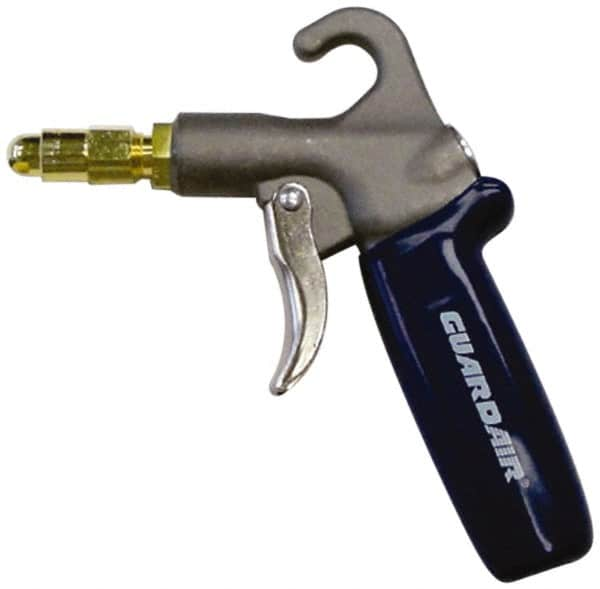 Guardair - 120 Max psi Low Volume Safety Air Gun - 1/4 NPT Inlet, Brass - Makers Industrial Supply