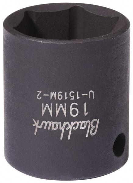 Blackhawk by Proto - 1/2" Drive 26mm Standard Impact Socket - 6 Points, 3-7/8" OAL - Makers Industrial Supply