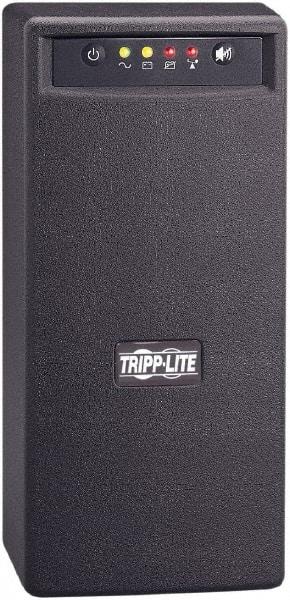 Tripp-Lite - 15 Amp, 500 VA, Tower Mount Line Interactive Backup Uninterruptible Power Supply - Backup 5.4 min with Full Load & 11 min with Half Load, 120 VAC Input & Output, 300 Watt Output, 1 Phases, 6 Outlets - Makers Industrial Supply