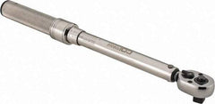 CDI - 3/8" Drive Micrometer Torque Wrench - 4 N/m to 250 In/Lb Torque, 11-1/4" OAL, 0.12 N/m Graduation, Pear Head - Makers Industrial Supply