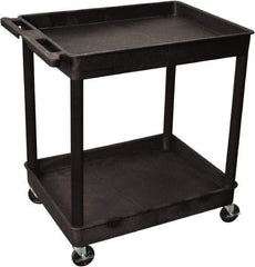 NMC - 300 Lb Capacity, 32" Wide x 24" Long x 37-1/2" High Shelf Cart - 1 Shelf, Plastic - Makers Industrial Supply