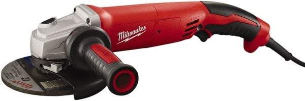 Milwaukee Tool - 5" Wheel Diam, 9,000 RPM, Corded Angle & Disc Grinder - 5/8-11 Spindle, 120 Volts, 13 Amps - Makers Industrial Supply