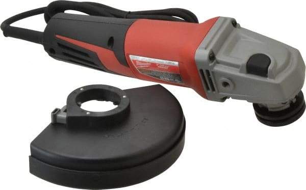 Milwaukee Tool - 6" Wheel Diam, 9,000 RPM, Corded Angle & Disc Grinder - 5/8-11 Spindle, 120 Volts, 13 Amps - Makers Industrial Supply