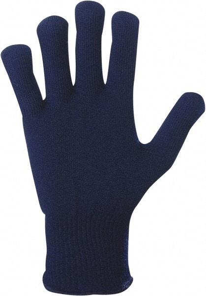 PRO-SAFE - Size Universal General Protection Work Gloves - For Glove Liner, Uncoated, Knit Wrist Cuff, Full Fingered, Blue, Paired - Makers Industrial Supply