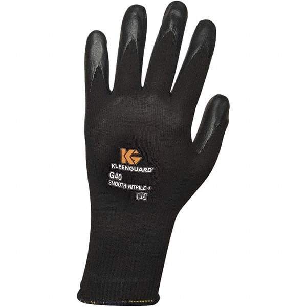 KleenGuard - Size 2XL (11) Nitrile Coated Nylon General Protection Work Gloves - For General Purpose, Palm & Fingers Coated, Knit Wrist Cuff, Full Fingered, Black, Paired - Makers Industrial Supply