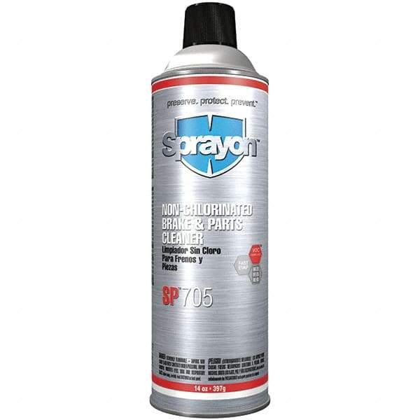 Sprayon - Nonchlorinated Brake Parts Cleaner - 16 oz Aerosol Can - Makers Industrial Supply