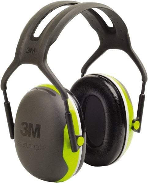 3M - Over the Head Black Foam Cushion Earmuffs - 27 NRR Rating, Adjustable Headband - Makers Industrial Supply