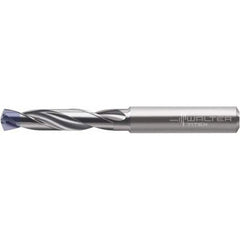 Walter-Titex - 4.4mm 140° Spiral Flute Solid Carbide Screw Machine Drill Bit - Makers Industrial Supply