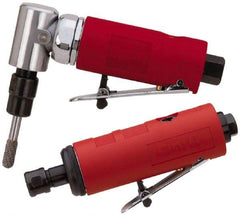 Sioux Tools - 1/4" Collet, Straight Handle, Air Die Grinder Set - 22,000 RPM, 4 CFM - Makers Industrial Supply