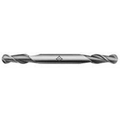 Ball End Mill: 0.1875″ Dia, 0.5″ LOC, 2 Flute, High Speed Steel 2-1/4″ OAL, 3/16″ Shank Dia, 30 ° Helix, Uncoated, Double End, Series HMD-2B