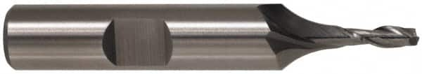 Cleveland - 1", 1-5/8" LOC, 1" Shank Diam, 4-1/2" OAL, 2 Flute, Cobalt Square End Mill - Single End, Uncoated, Spiral Flute, 30° Helix, Centercutting, Right Hand Cut, Right Hand Flute, Series HGC-2 - Makers Industrial Supply