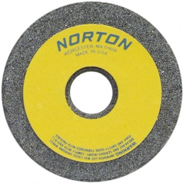 Norton - 3-1/2" Diam x 7/8" Hole x 1-1/2" Thick, S Hardness, 24 Grit Surface Grinding Wheel - Silicon Carbide, Type 1, Extra Coarse Grade, 7,095 Max RPM - Makers Industrial Supply