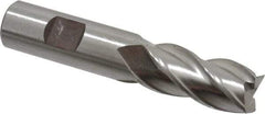 Cleveland - 3/4", 1-5/8" LOC, 3/4" Shank Diam, 3-7/8" OAL, 4 Flute, Powdered Metal Square End Mill - Single End, Uncoated, Spiral Flute, 37° Helix, Centercutting, Right Hand Cut, Right Hand Flute, Series PM-4 - Makers Industrial Supply