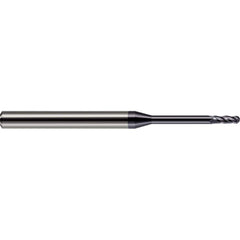 Harvey Tool - Ball End Mills; Mill Diameter (Inch): 1/8 ; Mill Diameter (Decimal Inch): 0.1250 ; Number of Flutes: 4 ; Length of Cut (Inch): 3/8 ; Length of Cut (Decimal Inch): 0.3750 ; Material: Solid Carbide - Exact Industrial Supply