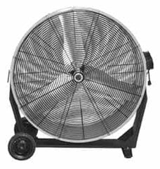 Airmaster - 30" Blade, Direct Drive, 1/2 hp, 5,670, 4,590 CFM, Man Cooler - 115 Volts, 2 Speed, Single Phase - Makers Industrial Supply