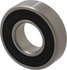 SKF - 1/2" Bore Diam, 1-1/8" OD, Double Seal Deep Groove Radial Ball Bearing - 5/16" Wide, 1 Row, Round Bore, 540 Lb Static Capacity, 912 Lb Dynamic Capacity - Makers Industrial Supply