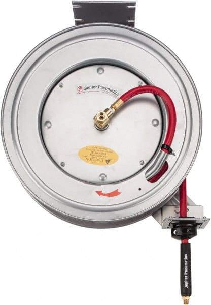 PRO-SOURCE - 50' Spring Retractable Hose Reel - 300 psi, Hose Included - Makers Industrial Supply