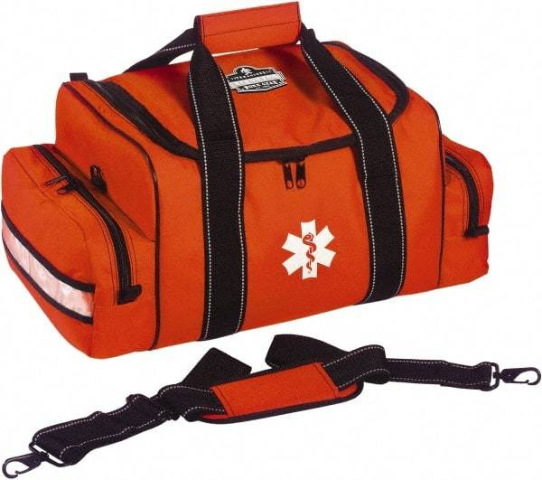 Ergodyne - 1,690 Cubic Inch, 600D Polyester Trauma Bag - Orange - Makers Industrial Supply