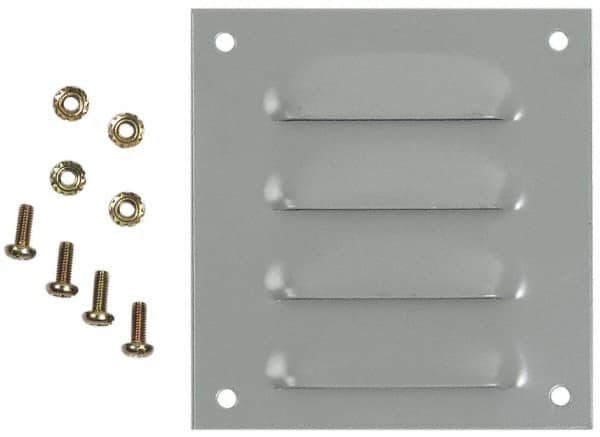 Cooper B-Line - Electrical Enclosure Steel Louver Plate Kit - For Use with Enclosures - Makers Industrial Supply