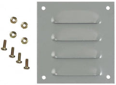 Cooper B-Line - Electrical Enclosure Steel Louver Plate Kit - For Use with Enclosures - Makers Industrial Supply